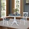 International Concepts Round 36 in Rd Top Pedestal Table, 2 X-Back Chairs, White/Heather Gray, 36 in W, 36 in L, 29.1 in H K05-36RT-C613-2 - alternate 3